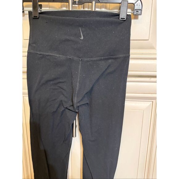 Nike Women's Dri-fit High Waisted Pull-on Athletic Leggings Black Small - Picture 4 of 8